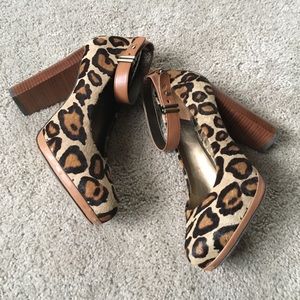 SAM EDELMAN Lyla Leopard pumps